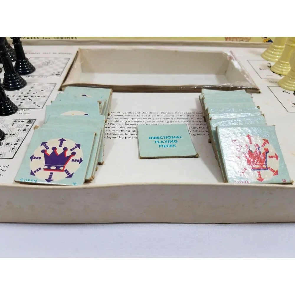 Selright Chess For Juniors Board Game Vintage 1965 Teaching for Children